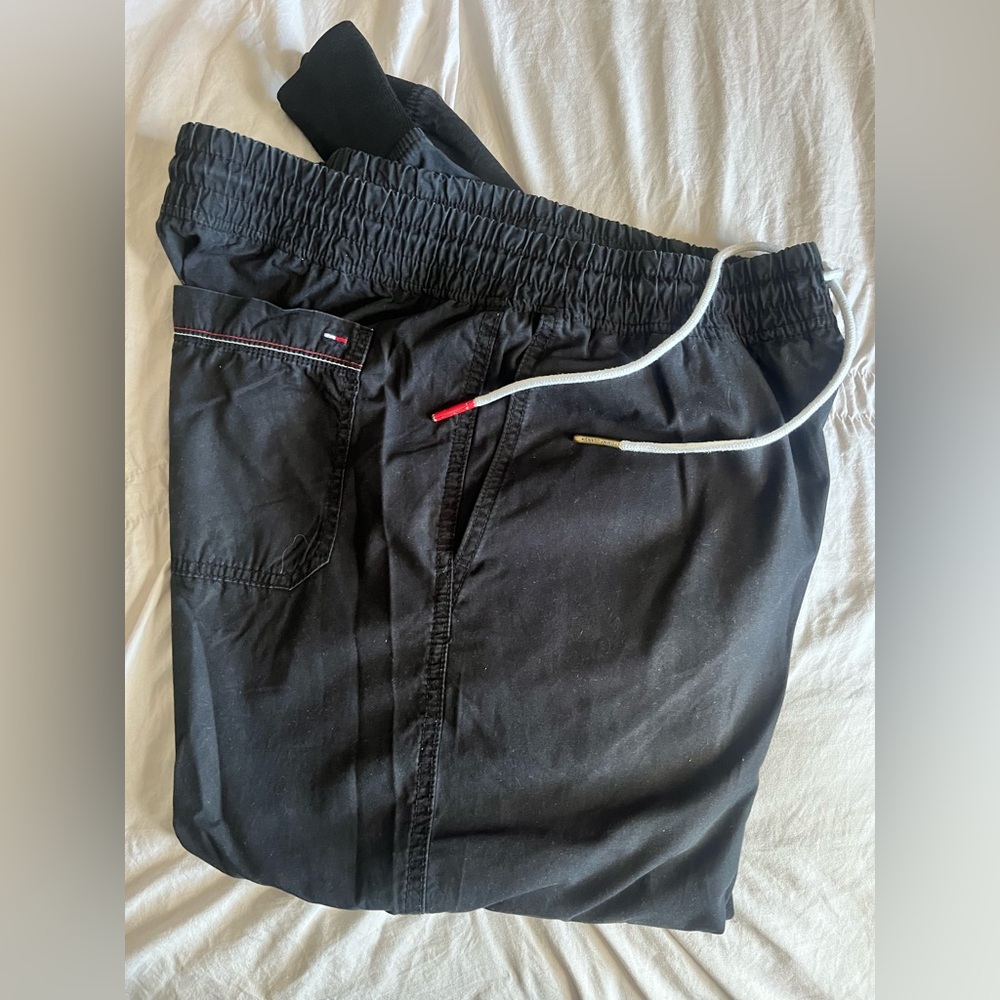 Tommy Hilfiger Black Drawstring Joggers